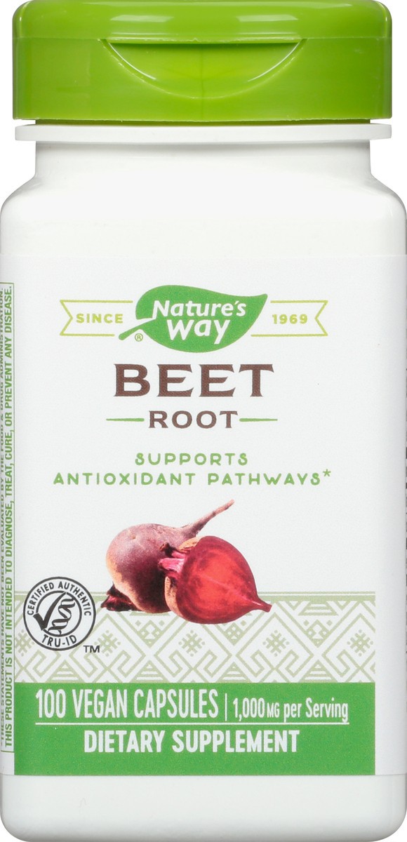 slide 2 of 9, Nature's Way Beet Root 100 Vegan Capsules, 100 ct