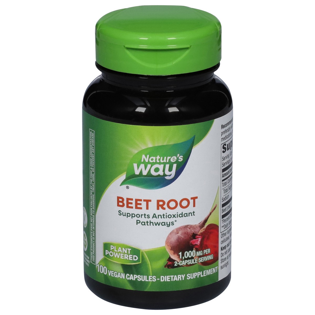 slide 1 of 9, Nature's Way Beet Root 100 Vegan Capsules, 100 ct