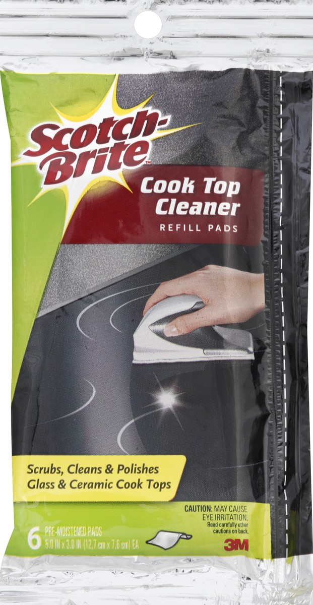 slide 2 of 3, Scotch Brite Refill Sheets For Cooktop Cleaner, 6 ct