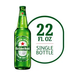 Heineken Original Beer 22 fl oz Bottle