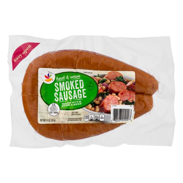 slide 1 of 1, Giant Sausage Smoked Rope, 14 oz