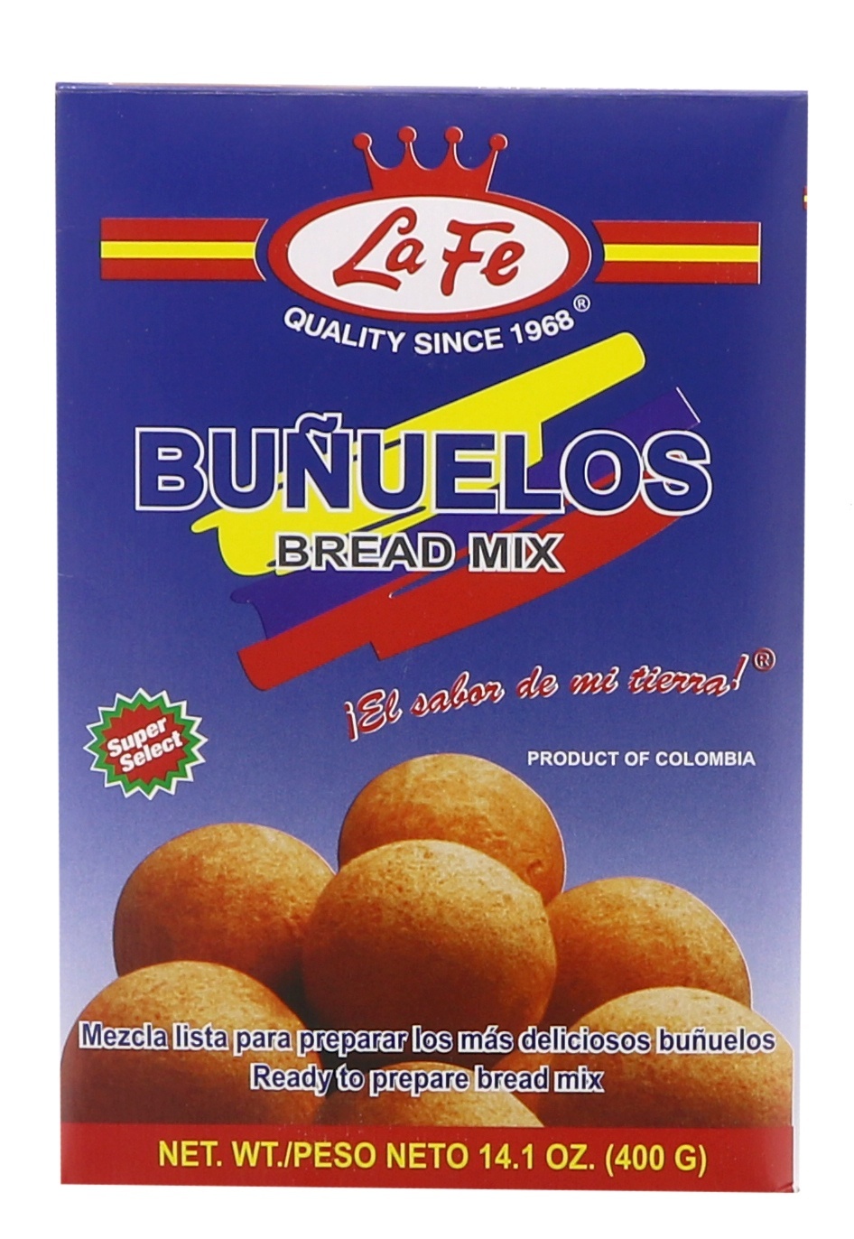 slide 1 of 1, La Fe Bunuelos Bread Mix, 14.1 oz