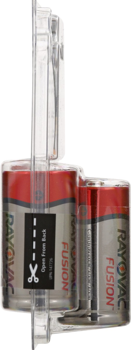 slide 4 of 8, Rayovac Fusion C Batteries (4 Pack), Alkaline C Cell Batteries, 4 ct
