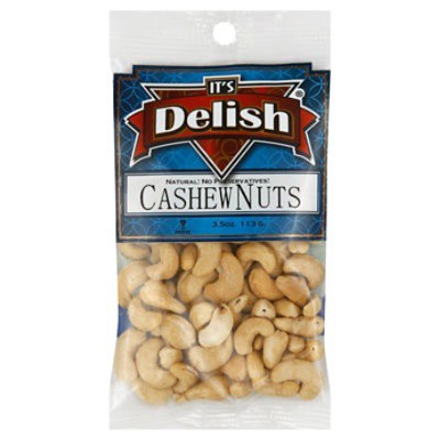 slide 1 of 4, It's Delish Cashew Nuts 3.5 oz, 3.5 oz