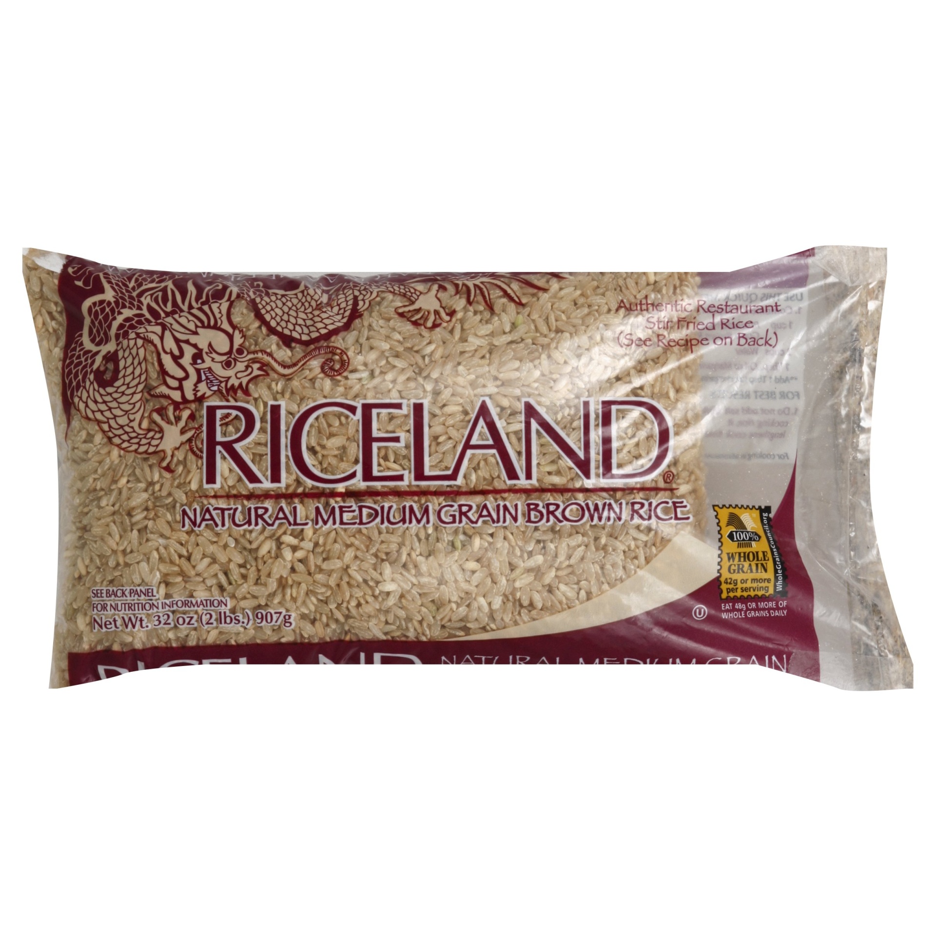 slide 1 of 2, Riceland Medium Grain Brown Rice, 2 lb