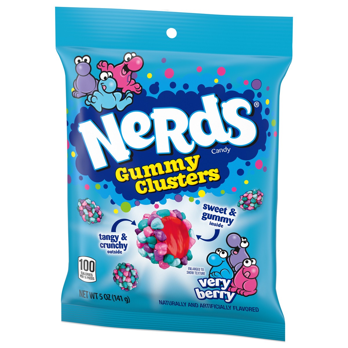 slide 14 of 15, Nerds Gummy Clusters Very Berry Candy 5 oz, 5 oz