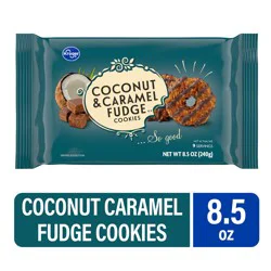 Kroger Coconut & Caramel Fudge Cookies - 8.5 oz