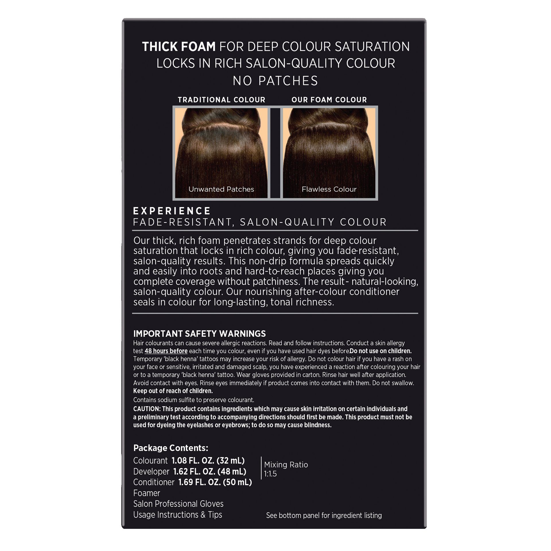 slide 4 of 5, John Frieda Brown Permanent Precision Hair color, Foam Hair Kit, Brown Hair Dye, 5N Medium Natural Brown Hair Color, 1 Application, 1 ct