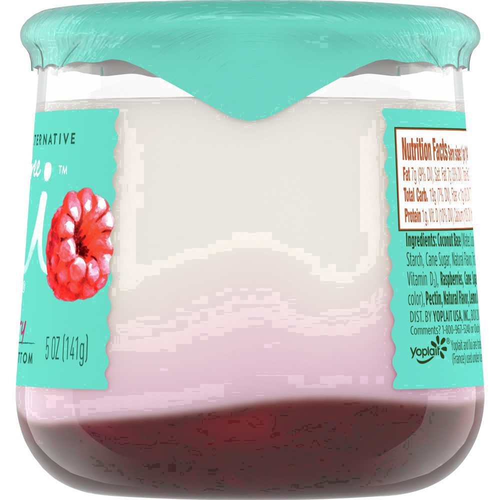 slide 15 of 99, Oui by Yoplait Raspberry Dairy Free Yogurt Alternative, 5 OZ Jar, 5 oz