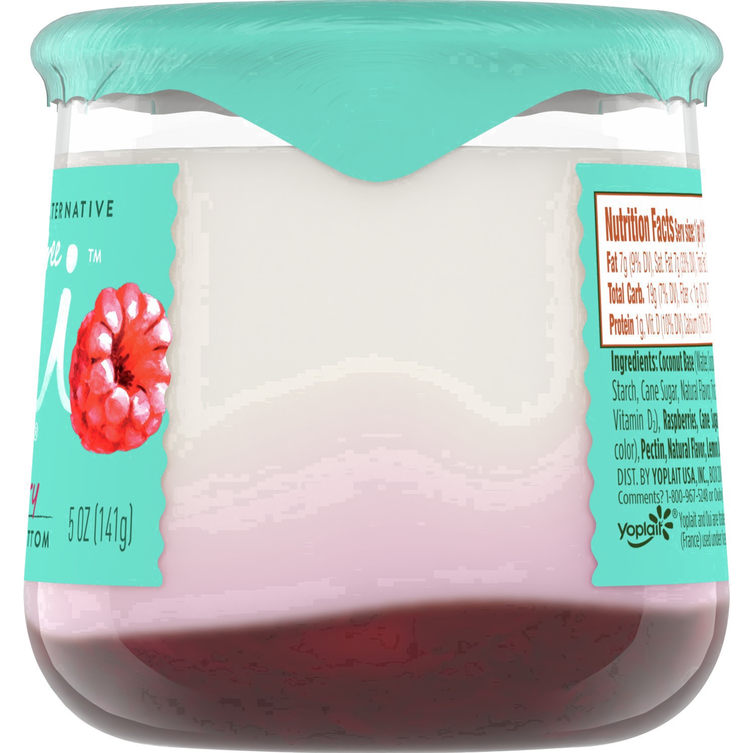 slide 50 of 99, Oui by Yoplait Raspberry Dairy Free Yogurt Alternative, 5 OZ Jar, 5 oz