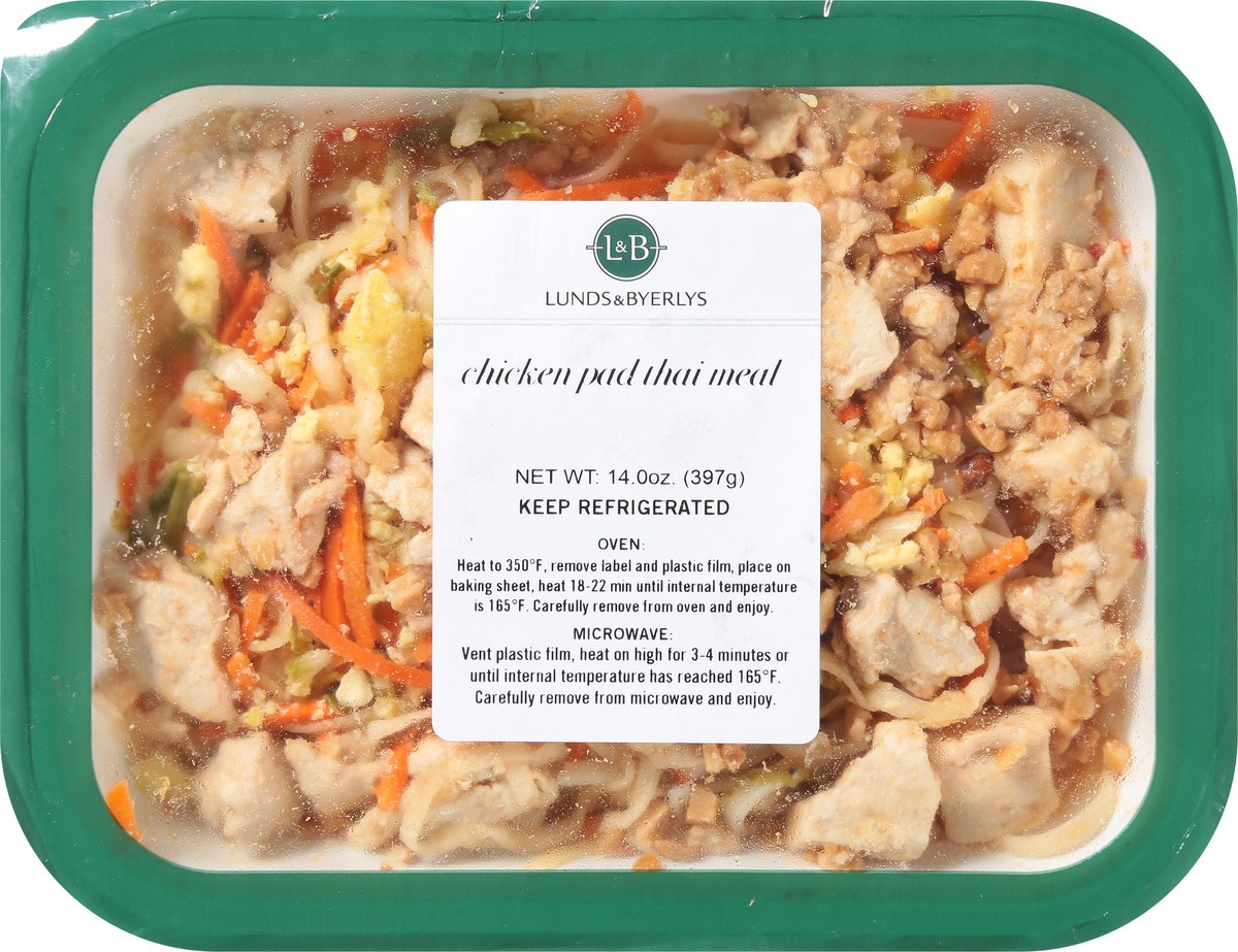 slide 9 of 9, Lunds & Byerlys Chicken Pad Thai Meal 14.0 oz, 14 oz