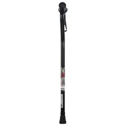 Drive Medical Offset Handle Gel Grip Cane - Black