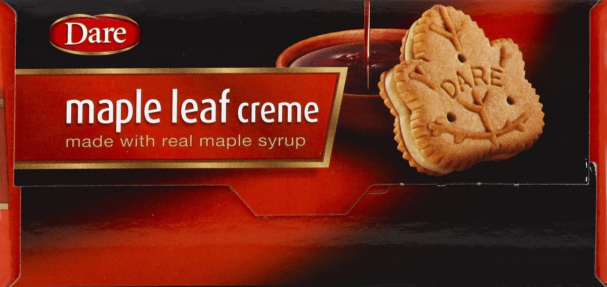 slide 2 of 5, Dare Maple Leaf Creme Cookies, 12.3 oz