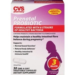 slide 1 of 1, CVS Health Prenatal Probiotic Vegetable Capsules, 30 ct