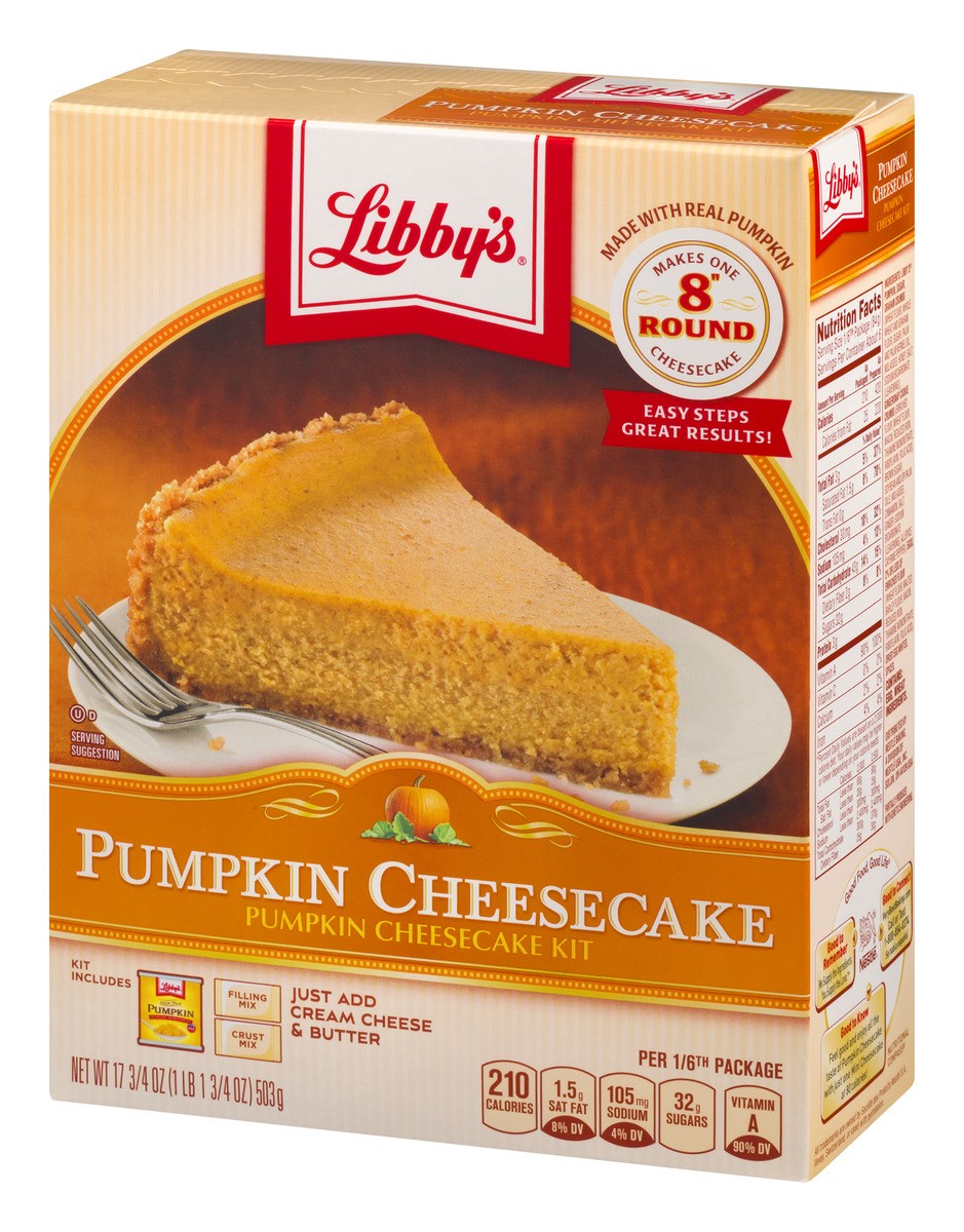 slide 2 of 9, Libby's Pumpkin Cheesecake Kit, 17.75 oz