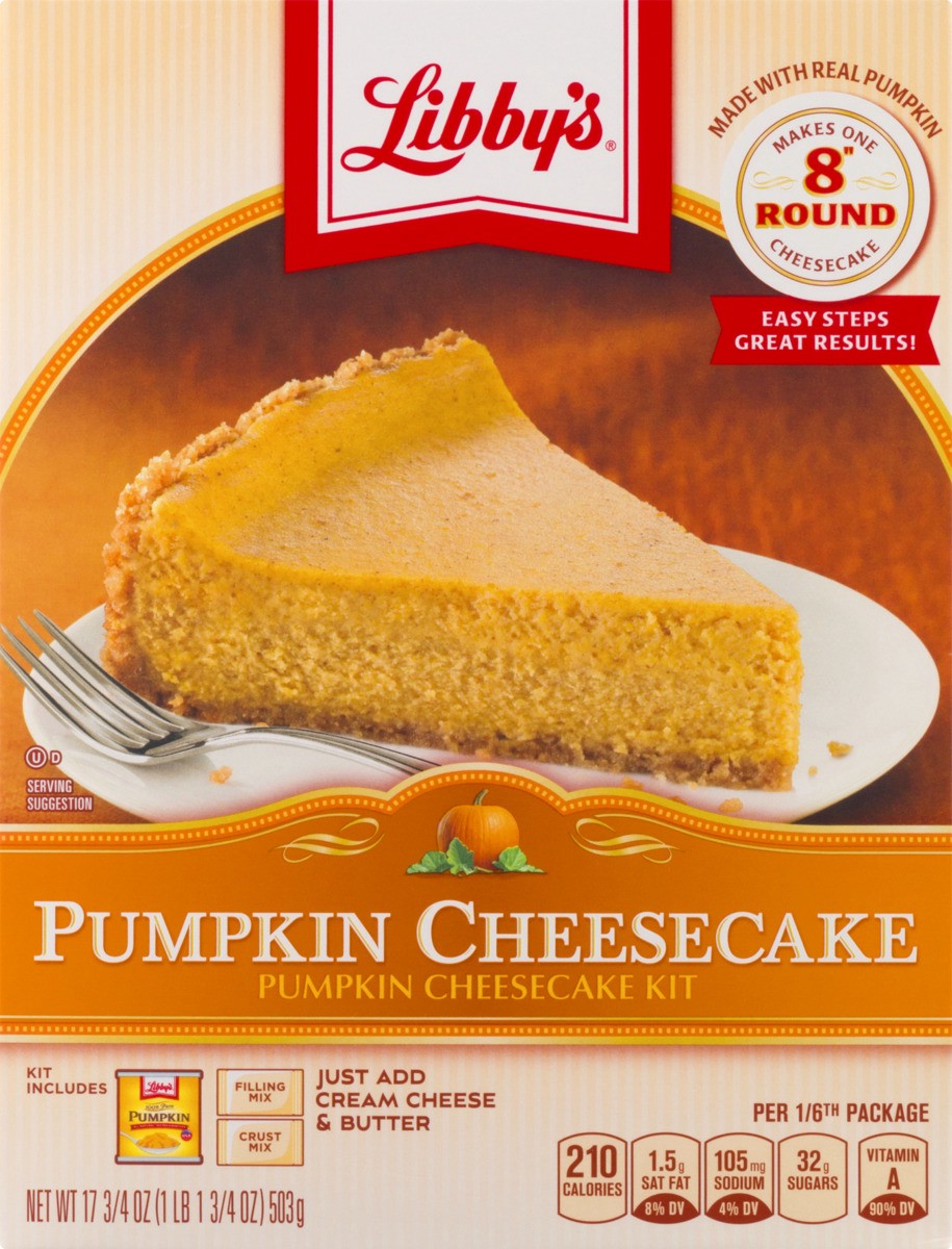 slide 7 of 9, Libby's Pumpkin Cheesecake Kit, 17.75 oz