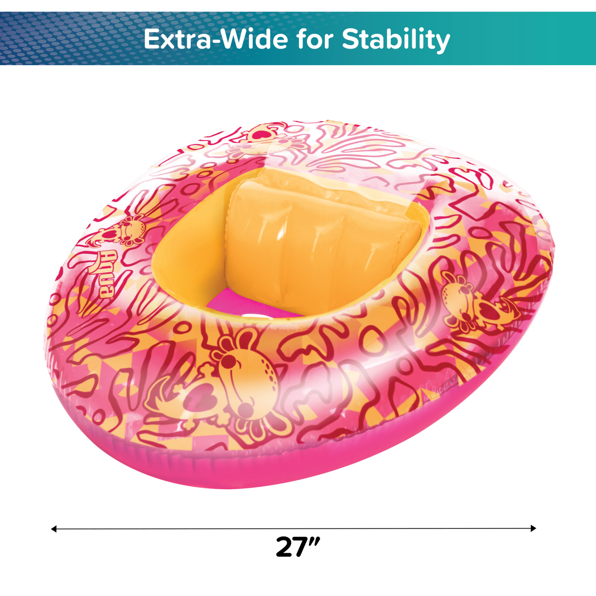 slide 26 of 28, AQUA LEISURE Lil Dinghy Baby Float, 1 ct