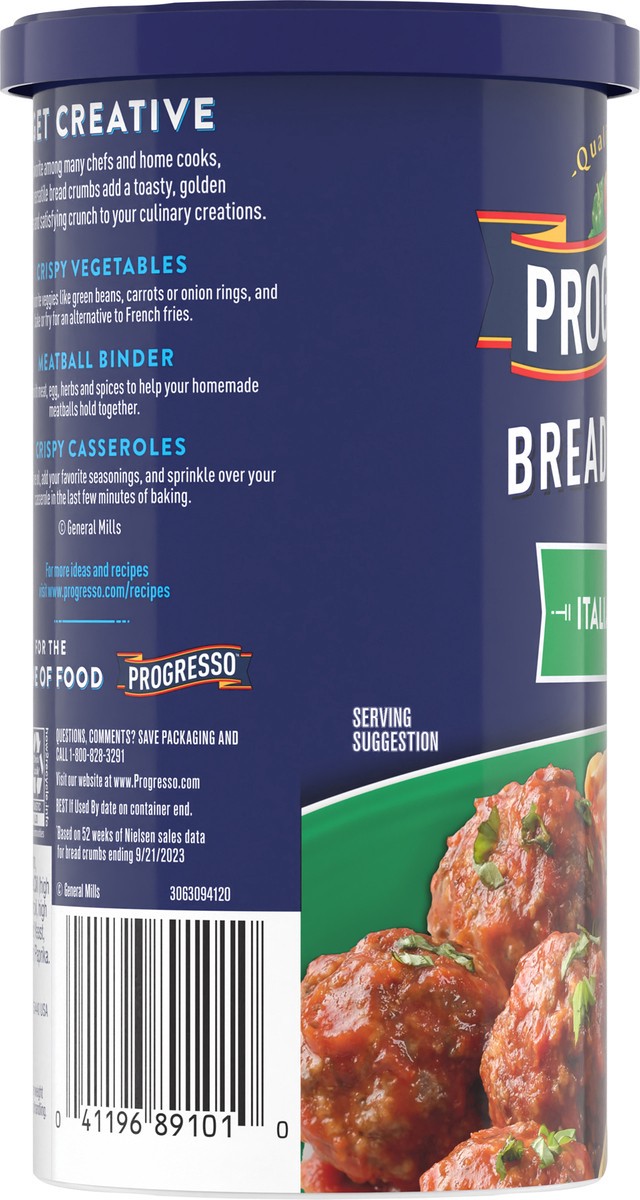 slide 12 of 13, Progresso Italian Style Seasoned Bread Crumbs, 8 ounces, 8 oz