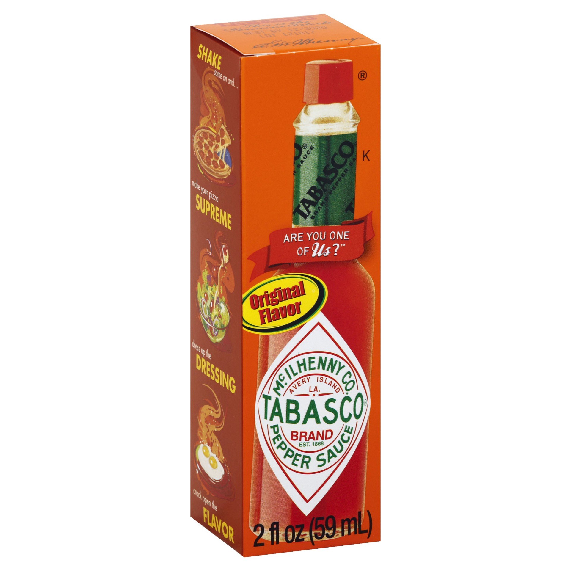 slide 1 of 8, Tabasco Pepper Sauce, 2 fl oz
