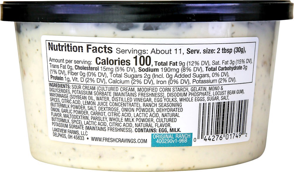 slide 5 of 6, Fresh Cravings Original Ranch Veggie Dip 12oz - 12 OZ, 12 oz