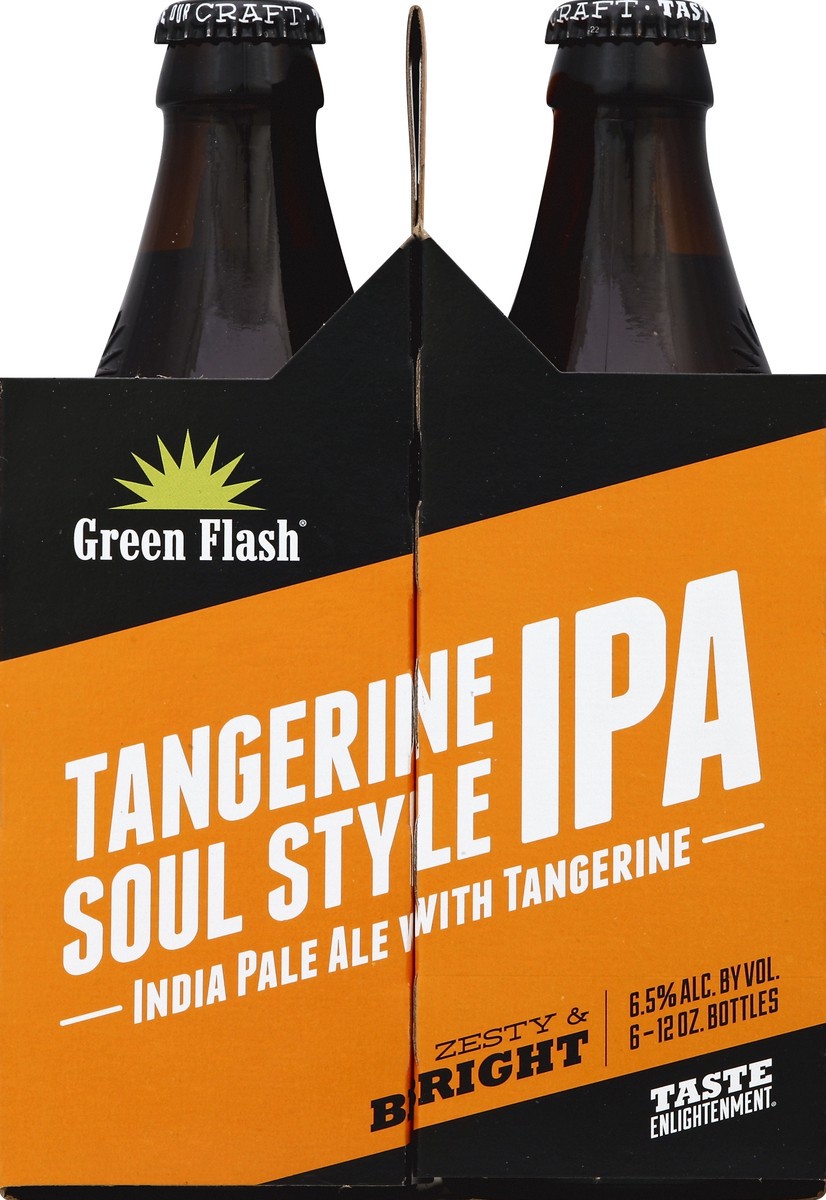 slide 3 of 4, Green Flash Brewing Co. Tangerine Soul Style IPA Bottles, 6 ct; 12 fl oz