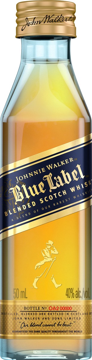 slide 2 of 2, Johnnie Walker Blue Label Blended Scotch Whisky, 50 ml