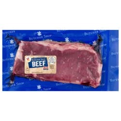 Butcher Shop Choice Bone-In Beef New York Strip Steak Vacuum Sealed Fresh
