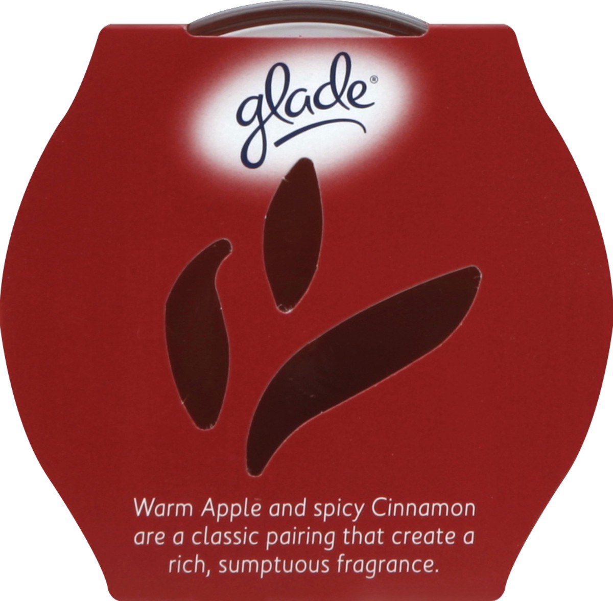 slide 5 of 5, Glade Apple Cinnamon Candle, 3.4 oz