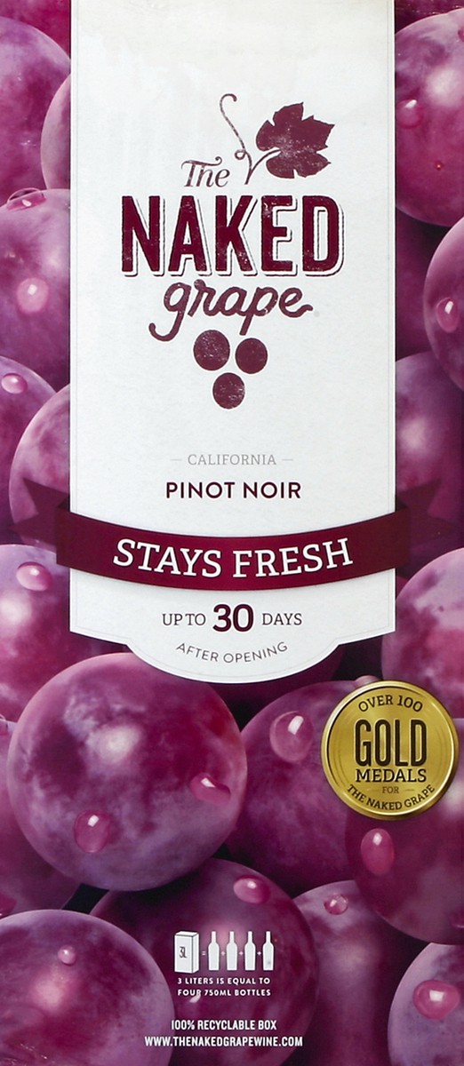 slide 2 of 5, Naked Grape Pinot Noir 3 lt, 3 liter