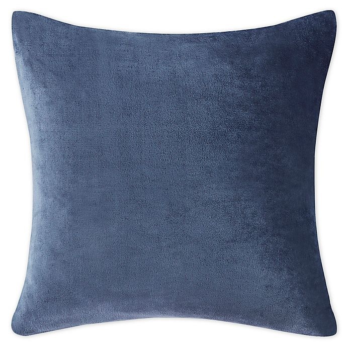 slide 1 of 1, Nautica Ultra Soft Plush European Pillow Sham - Blue, 1 ct