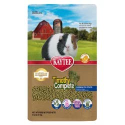 Kaytee Timothy Complete Guinea Pig Pet Food, 5 Pounds