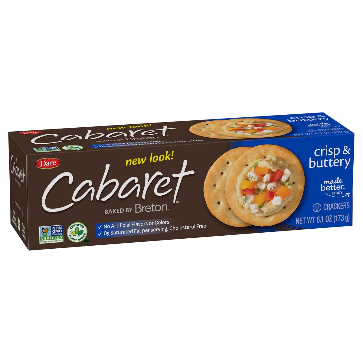 slide 5 of 9, Cabaret Dare Cabaret Crisp & Buttery Crackers 6.1 oz, 6.1 oz
