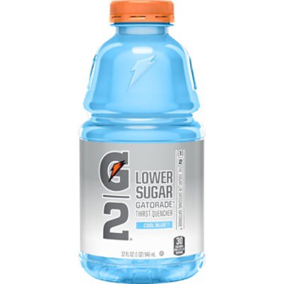 slide 1 of 3, Gatorade Thirst Quencher, Lower Sugar Cool Blue Flavored, 32 oz