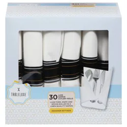 Tableluxe Napkin Cutlery Rolls 30 ea