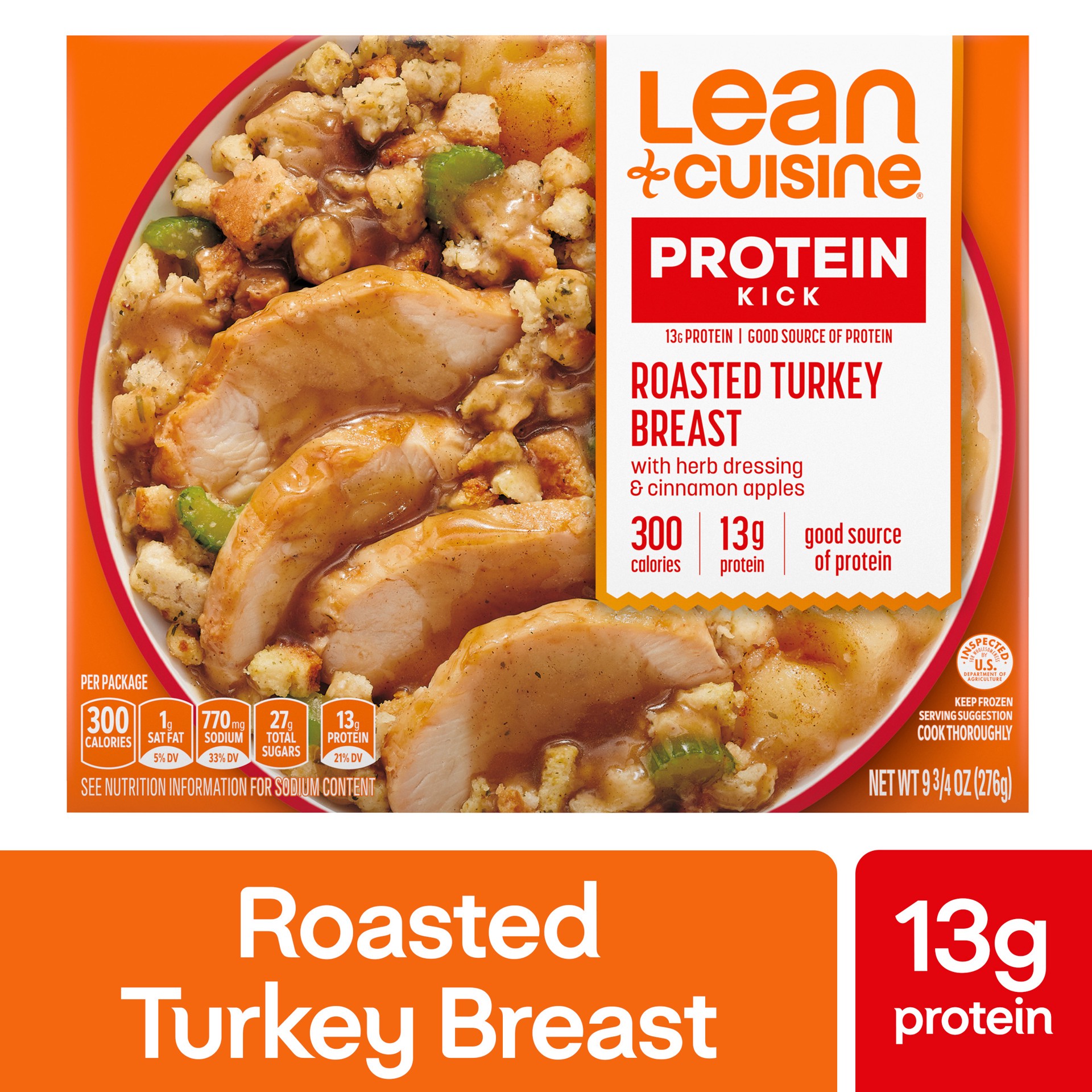 slide 1 of 6, Lean Cuisine Roasted Turkey Breast, 9.75 oz