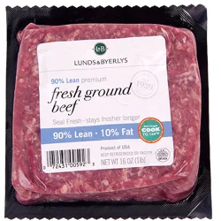 Lunds & Byerlys 90%/10% Premium Fresh Ground Beef 16 oz
