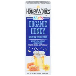 Honeyworks Kids Night-Time Organic Honey Cough Syrup 4 fl oz