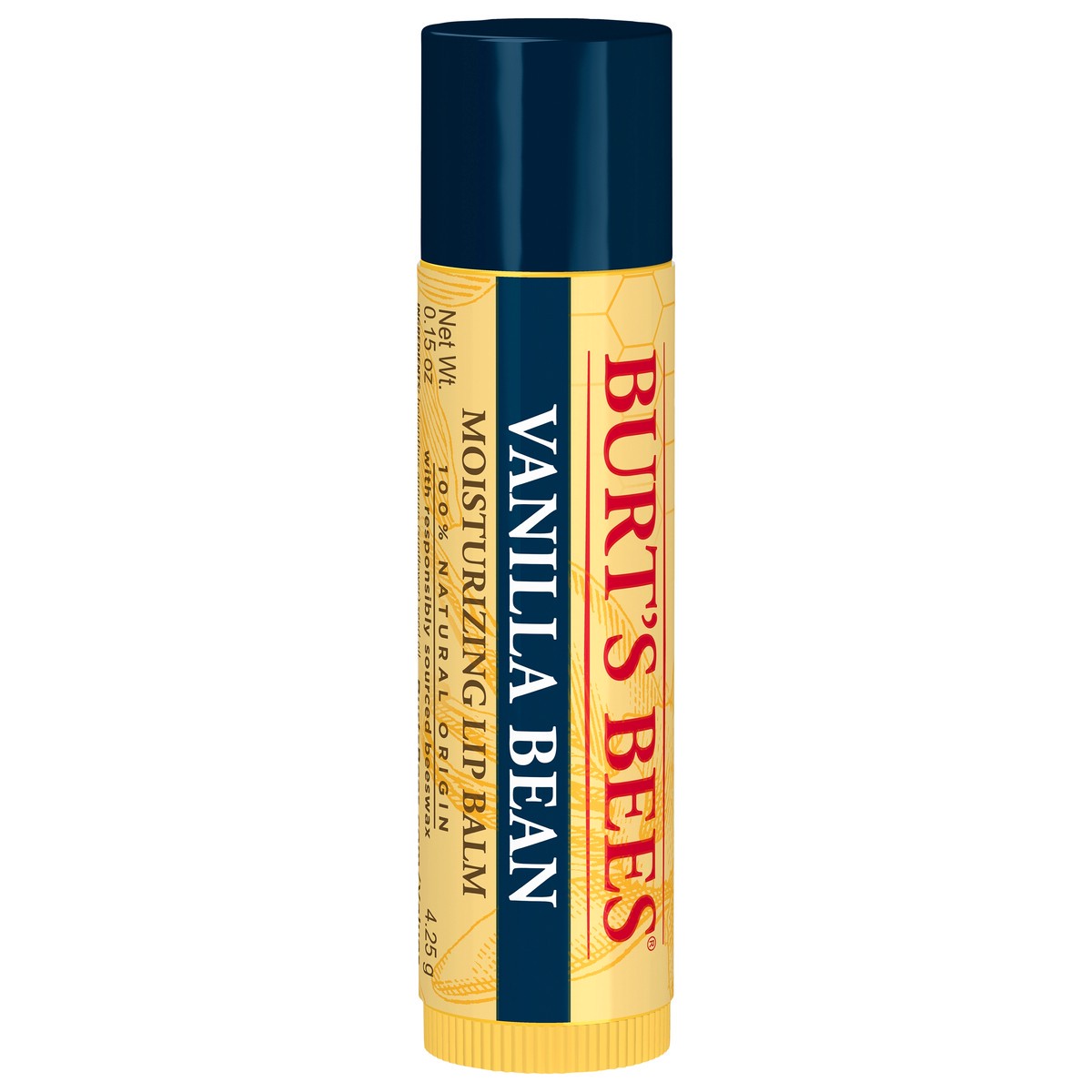 slide 1 of 4, Burt's Bees Vanilla Bean Moisturizing Lip Balm 0.15 oz, 0.15 oz