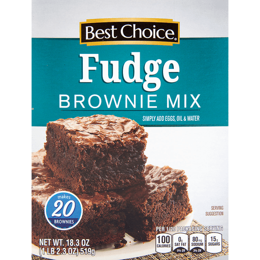 slide 1 of 1, Best Choice Brownie Mix, 18.3 oz