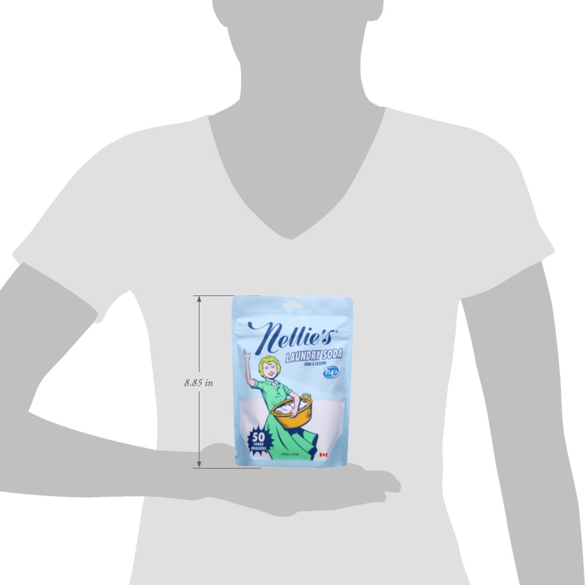 slide 9 of 13, Nellie's Laundry Soda 1.6 lb, 