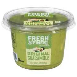 Fresh & Finest by Our Family Original Guacamole 15 oz