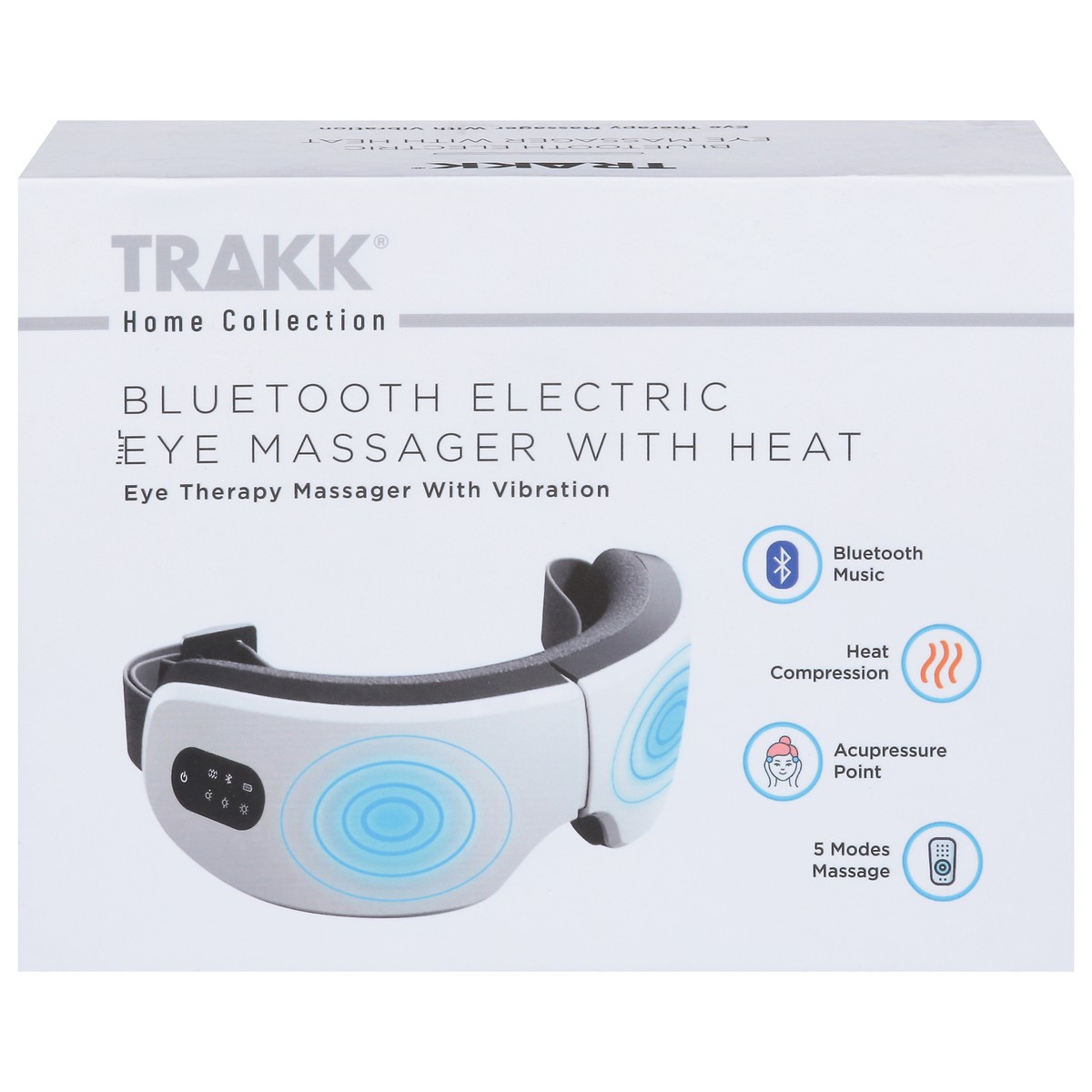 slide 2 of 12, Trakk Bluetooth Electric Eye Massager with Heat 1 ea, 1 ct