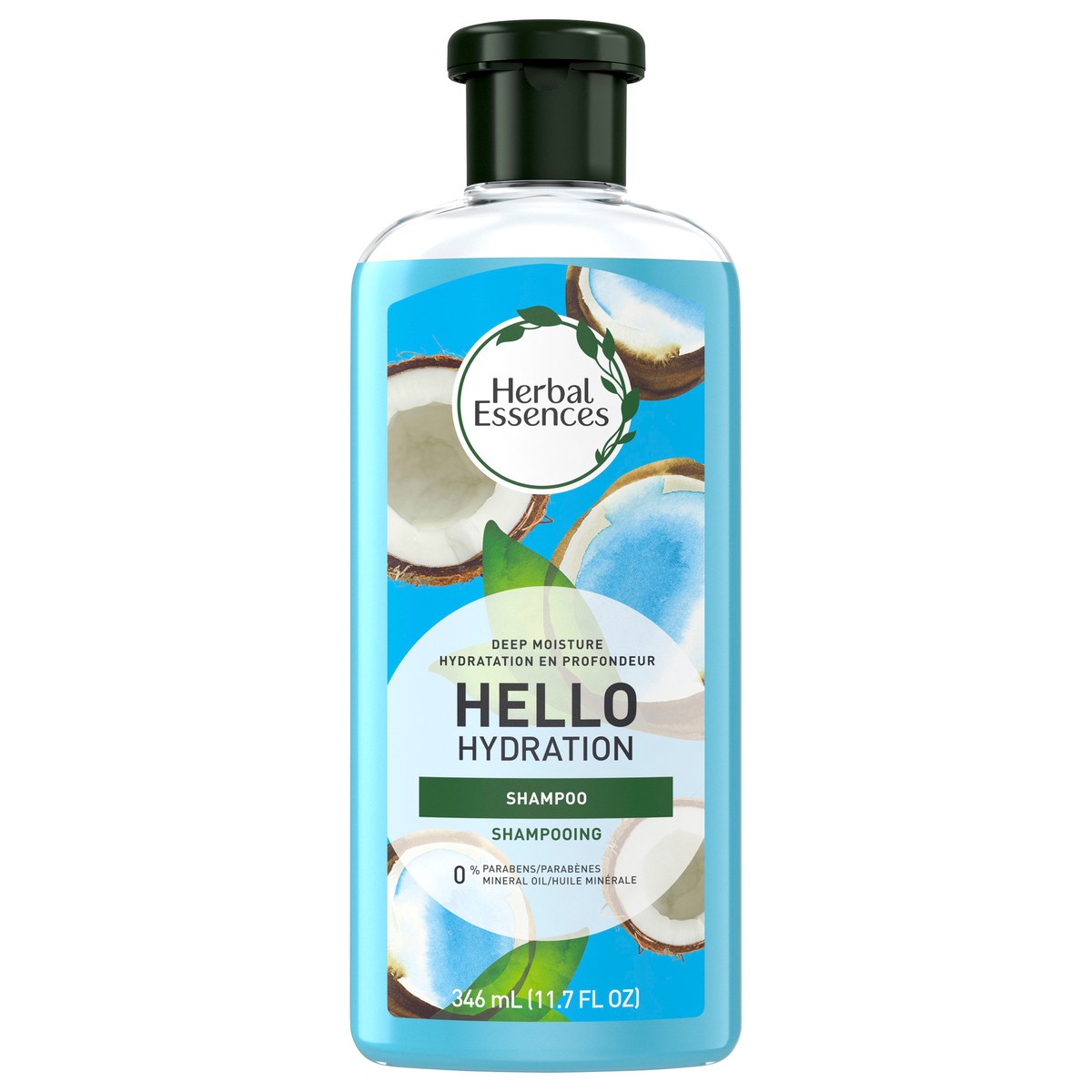 slide 1 of 3, Herbal Essences Hello Hydration Shampoo and Body Wash Deep Moisture for Hair, 11.7 fl oz/346mL, 11.7 fl oz