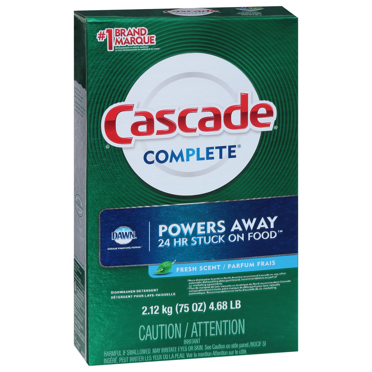 slide 2 of 9, Cascade Complete Fresh Scent Dishwasher Detergent - 75 oz, 75 oz