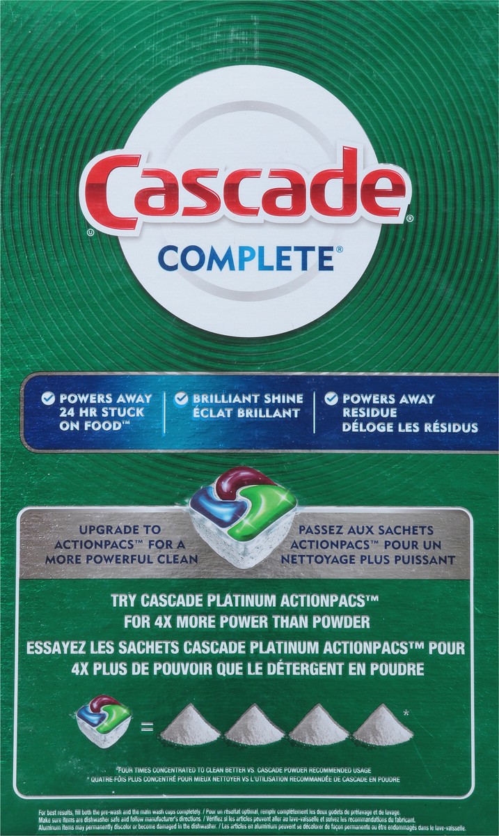 slide 5 of 9, Cascade Complete Fresh Scent Dishwasher Detergent - 75 oz, 75 oz