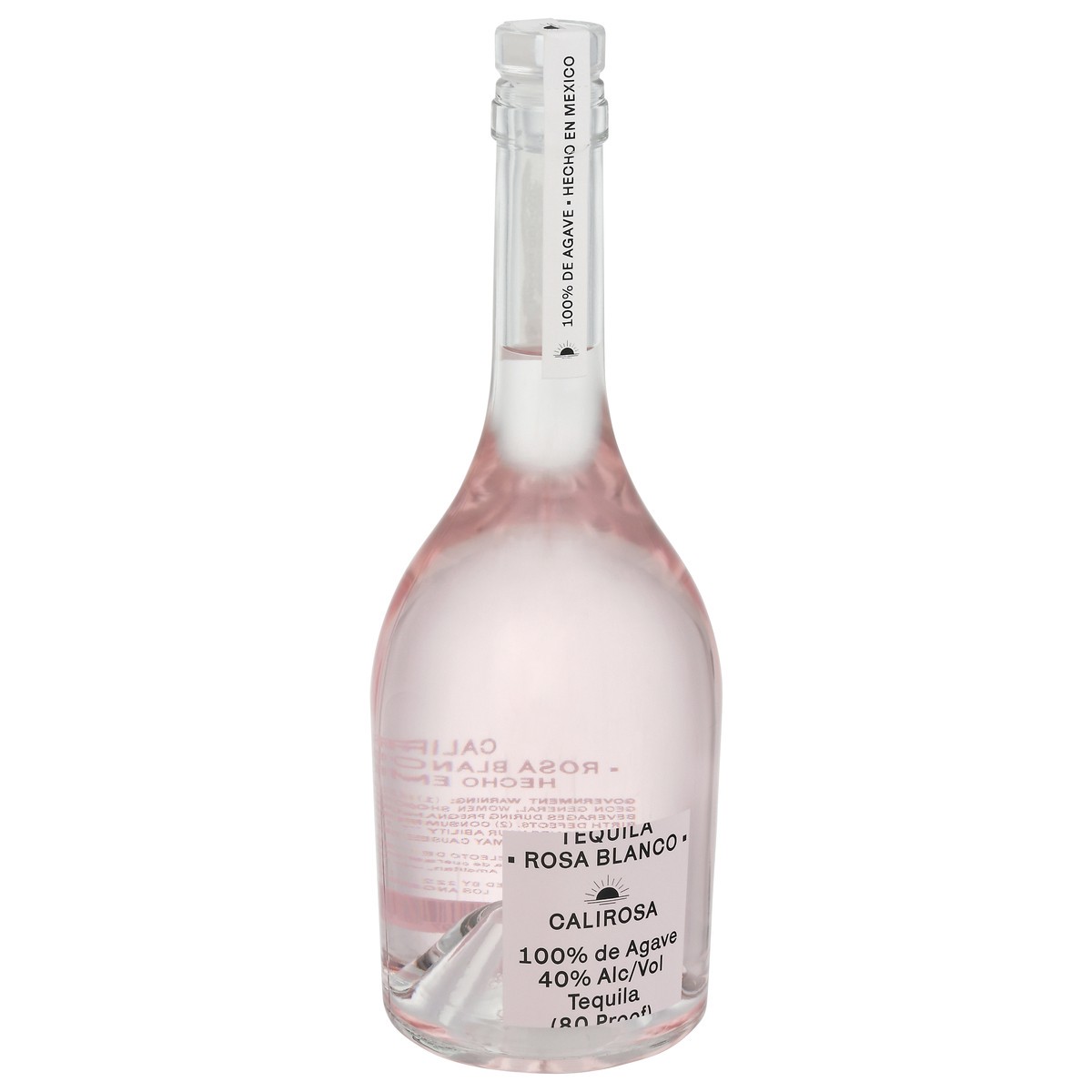 slide 10 of 12, OTHER-ALCOHOLIC BEVERAGES Calirosa Rosa Blanco Tequila Bottle, 750 ml