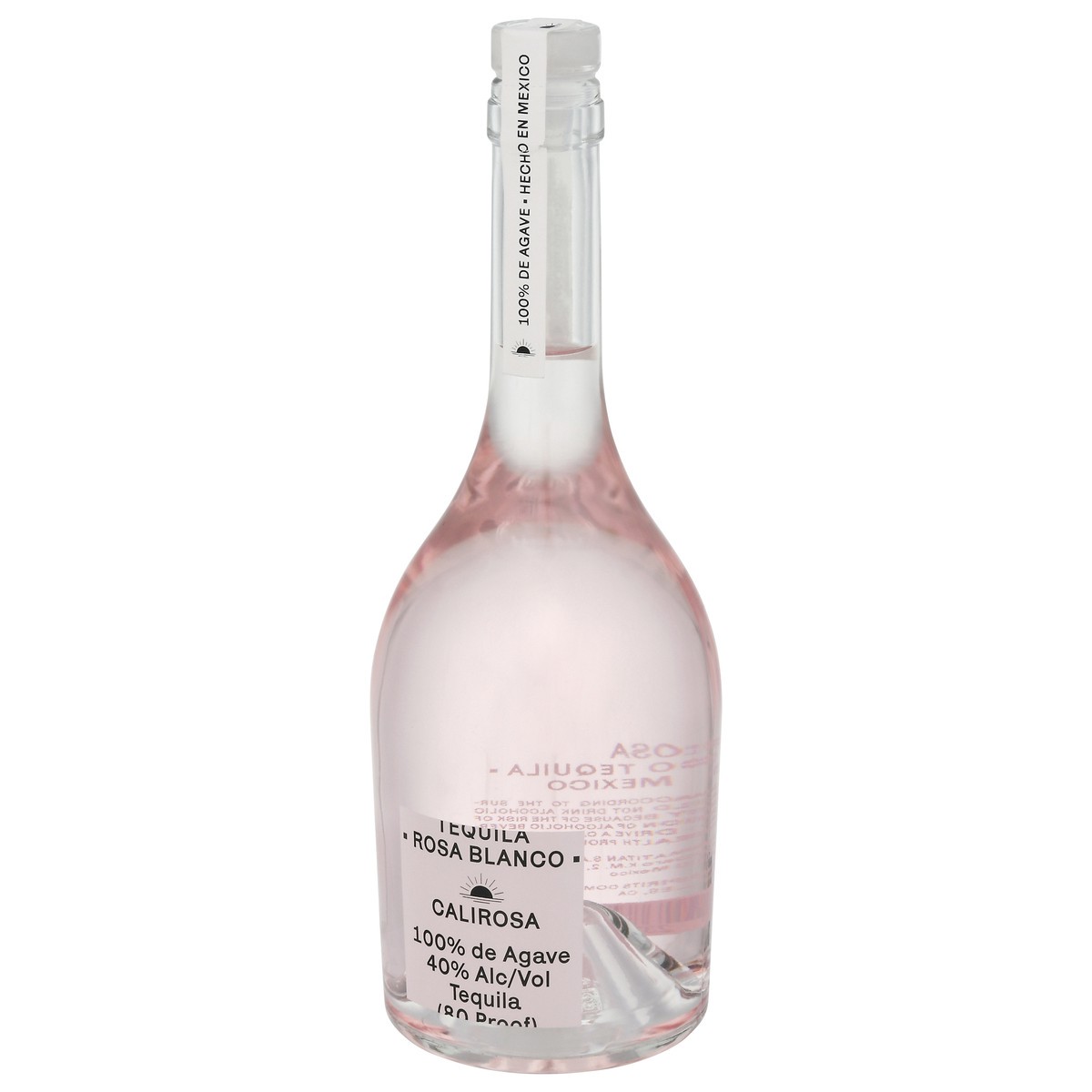 slide 11 of 12, OTHER-ALCOHOLIC BEVERAGES Calirosa Rosa Blanco Tequila Bottle, 750 ml