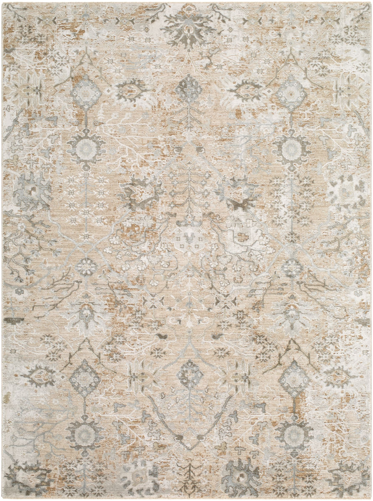 slide 1 of 6, Plateau Taupe 63" x 84" Area Rug, 84 in