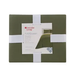 Everyday Living Full/Queen Reversible Duvet Set - Green