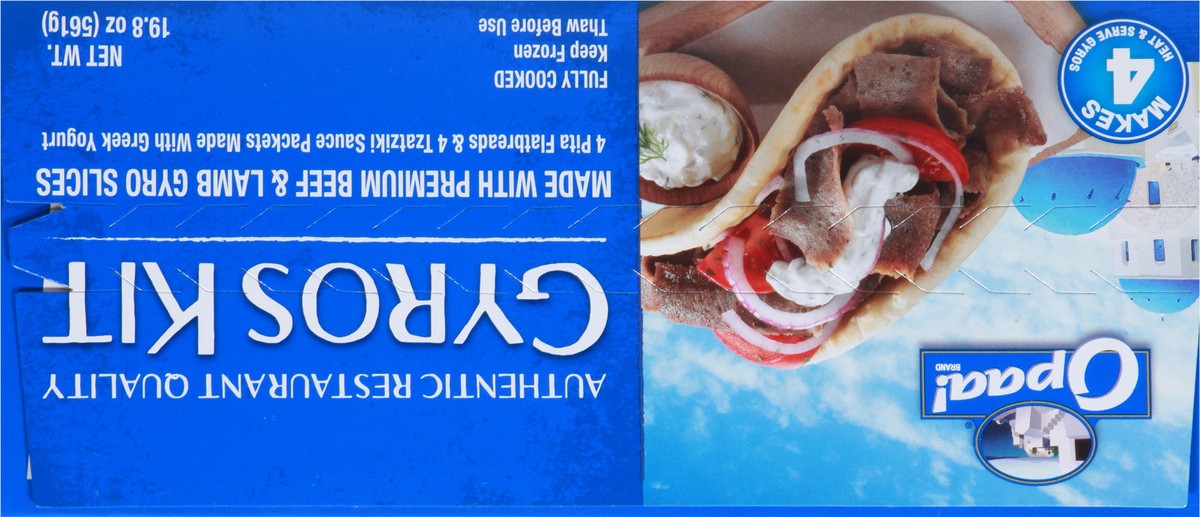 slide 9 of 9, Opaa Gyros Kit Beef & Lamb, 19.8 oz